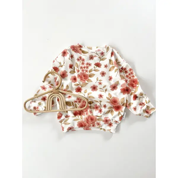 BLUZA PRĄŻKOWANA OVERSIZE - DREAMY ROSES